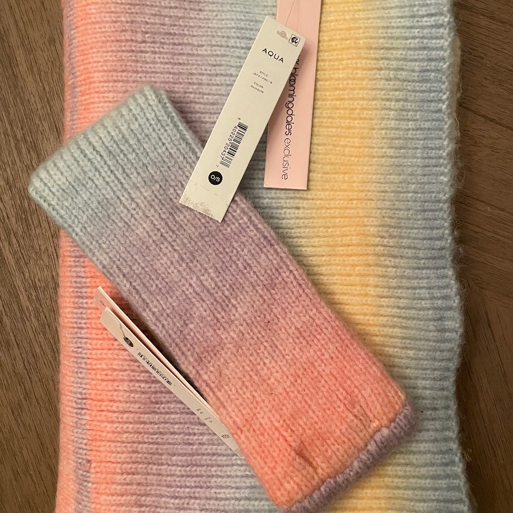 Aqua Scarf and Headband